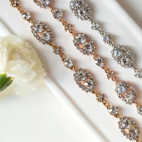 The Crystalbelle Bridal Hair Chain main image 5